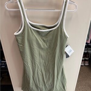 Gold Hinge Green Dress